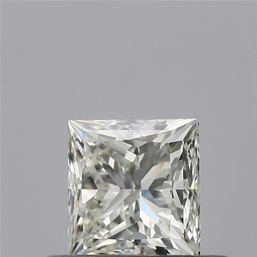 0.42ct Princess Natural Diamond (Colour J, Clarity VS1, GIA Certified)
