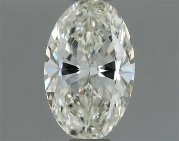 0.50ct Oval Natural Diamond (Colour J, Clarity VVS1, Cut VG, IGI Certified)