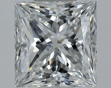 0.50ct Princess Natural Diamond (Colour D, Clarity FL, GIA Certified)