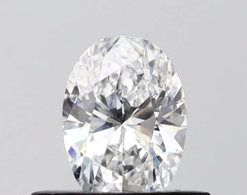 0.51ct Oval Lab Grown Diamond (Colour D, Clarity VVS2, IGI Certified)