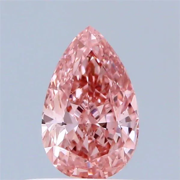 0.51ct Pear Lab Grown Diamond (Colour Fancy Vivid Pink, Clarity VS1, IGI Certified)