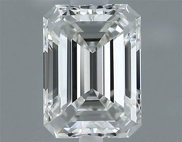 0.52ct Emerald Natural Diamond (Colour F, Clarity FL, GIA Certified)