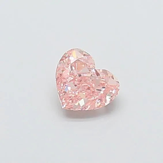 0.52ct Heart Lab Grown Diamond (Colour Fancy Intense Pink, Clarity VVS2, IGI Certified)