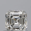 0.54ct Square emerald Natural Diamond (Colour F, Clarity IF, GIA Certified)