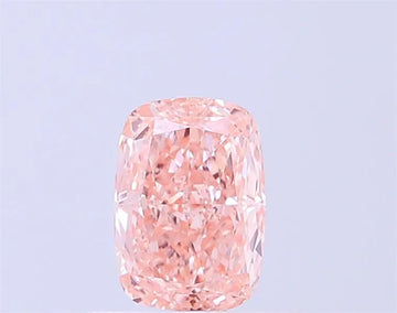 0.68ct Cushion modified Lab Grown Diamond (Colour Fancy Brownish Pink, Clarity VS1, IGI Certified)