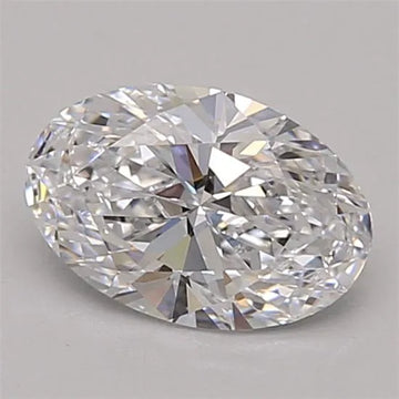 0.87ct Oval Lab Grown Diamond (Colour D, Clarity VVS2, Cut VG, IGI Certified)