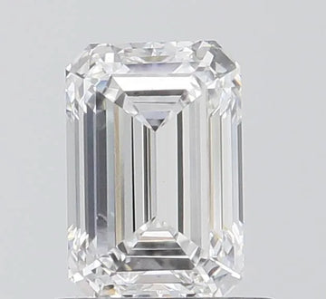 0.96ct Emerald Lab Grown Diamond (Colour D, Clarity VS1, IGI Certified)