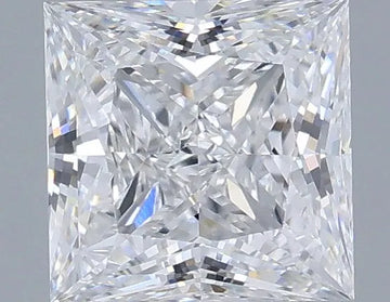 1.00ct Princess Lab Grown Diamond (Colour D, Clarity VVS1, IGI Certified)