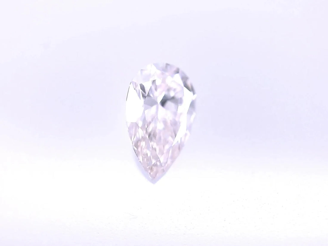 1.07ct Pear Natural Diamond (Colour Very Light Pink, Clarity IF, GIA Certified)