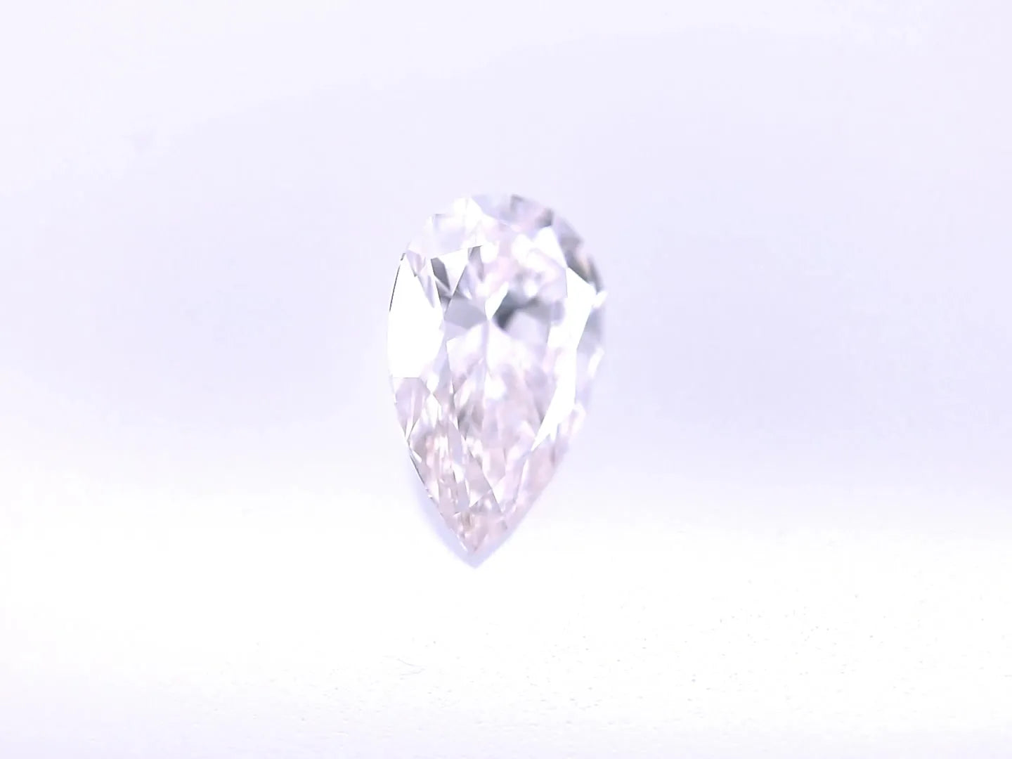 1.07ct Pear Natural Diamond (Colour Very Light Pink, Clarity IF, GIA Certified)