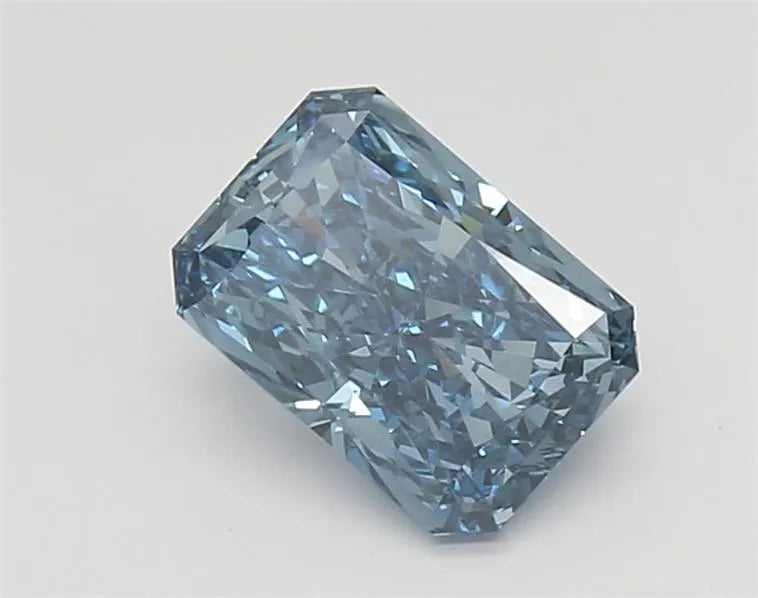 1.42ct Radiant Lab Grown Diamond (Colour Fancy Vivid Blue, Clarity VS1, IGI Certified)
