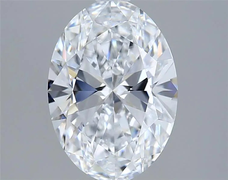2.00ct Oval Lab Grown Diamond (Colour D, Clarity VVS1, IGI Certified)