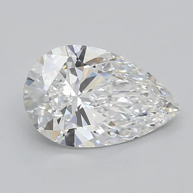 2.01ct Pear Lab Grown Diamond (Colour D, Clarity VVS1, IGI Certified)