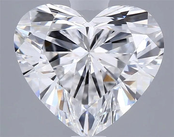 2.02ct Heart Lab Grown Diamond (Colour D, Clarity VVS1, IGI Certified)