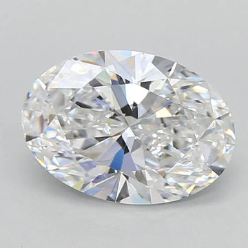 2.03ct Oval Lab Grown Diamond (Colour D, Clarity IF, IGI Certified)