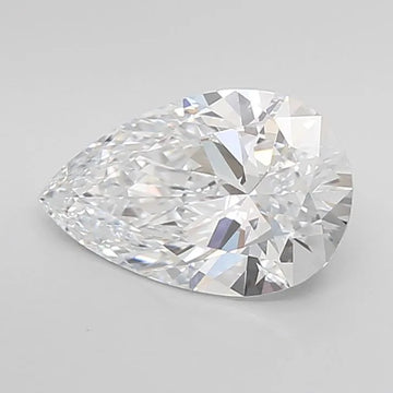 2.34ct Pear Lab Grown Diamond (Colour E, Clarity IF, Cut EX, IGI Certified)
