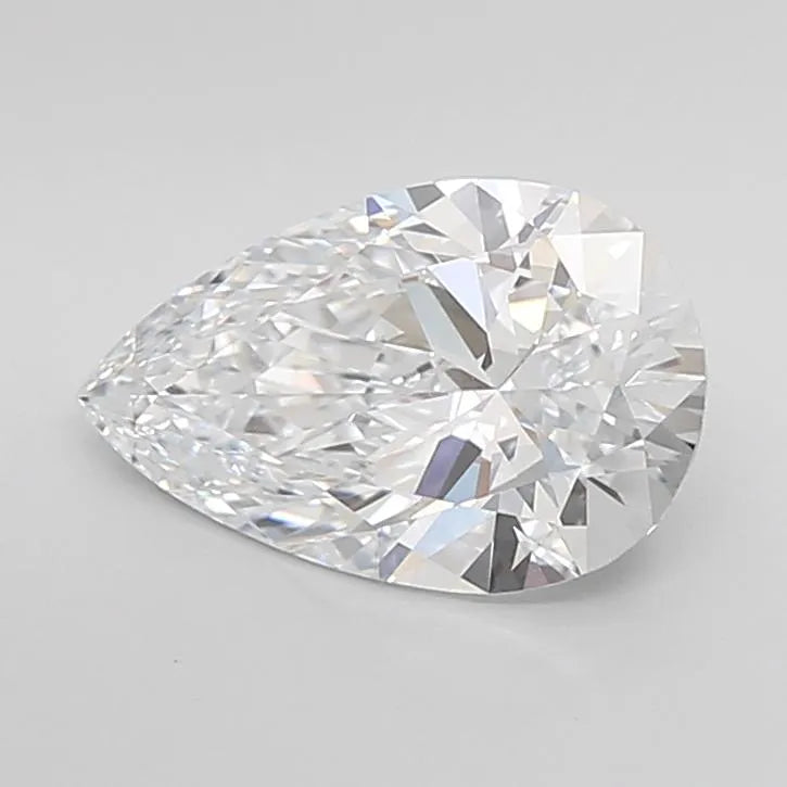 2.34ct Pear Lab Grown Diamond (Colour E, Clarity IF, Cut EX, IGI Certified)
