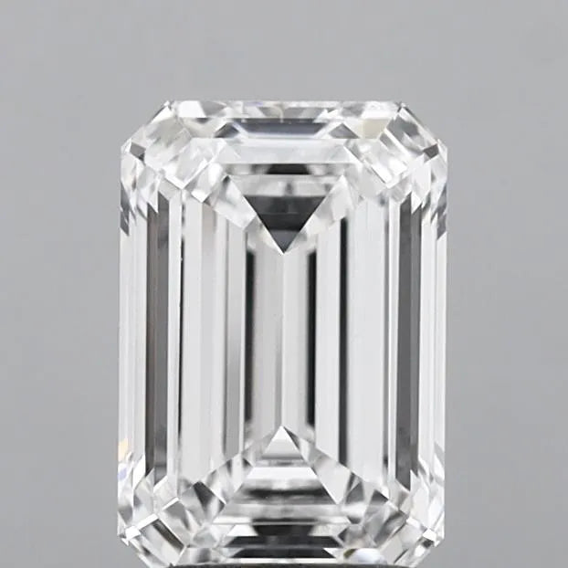 2.41ct Emerald Lab Grown Diamond (Colour D, Clarity VVS2, IGI Certified)