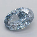 2.41ct Oval Lab Grown Diamond (Colour Fancy Vivid Blue, Clarity VS1, IGI Certified)