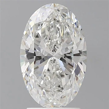 2.50ct Oval Lab Grown Diamond (Colour F, Clarity VVS1, IGI Certified)