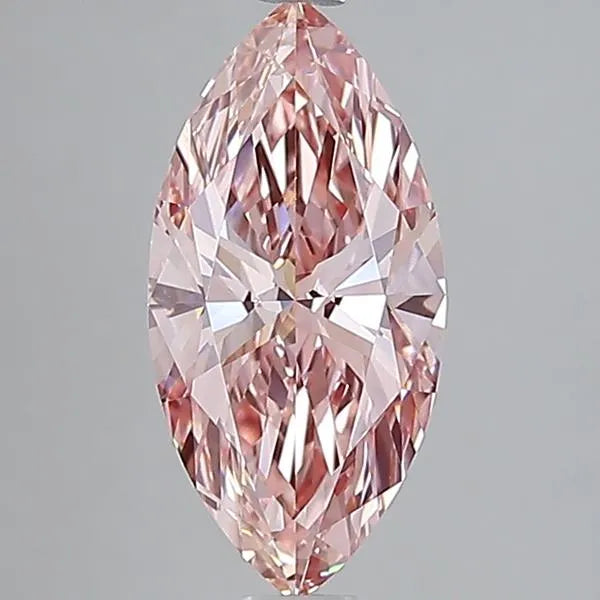 2.53ct Marquise Lab Grown Diamond (Colour Fancy Vivid Pink, Clarity VVS2, IGI Certified)