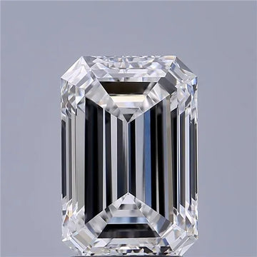 2.55ct Emerald Lab Grown Diamond (Colour E, Clarity VVS1, IGI Certified)