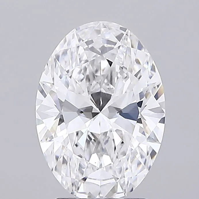 2.57ct Oval Lab Grown Diamond (Colour E, Clarity VS1, IGI Certified)