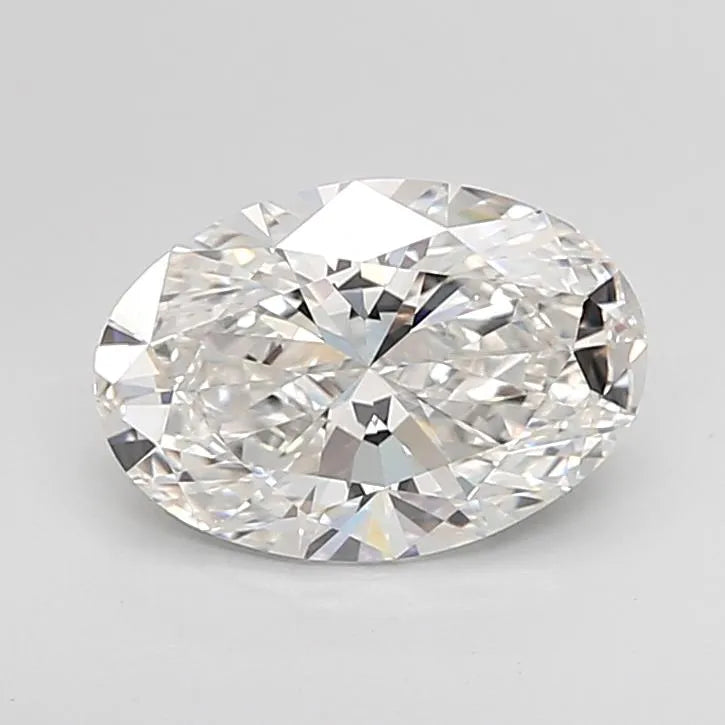 2.58ct Oval Lab Grown Diamond (Colour F, Clarity VVS2, IGI Certified)