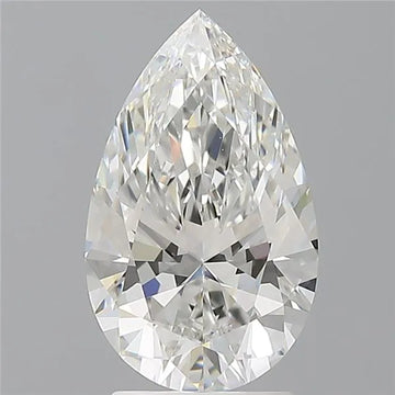 2.59ct Pear Lab Grown Diamond (Colour E, Clarity VVS2, IGI Certified)