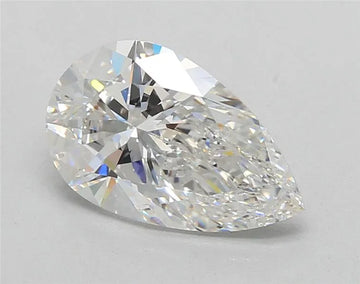 2.70ct Pear Lab Grown Diamond (Colour F, Clarity VVS2, IGI Certified)