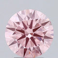 2.87ct Round Lab Grown Diamond (Colour Fancy Intense Pink, Clarity VS1, Cut ID, IGI Certified)