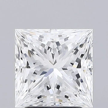 2.90ct Princess Lab Grown Diamond (Colour E, Clarity VVS2, IGI Certified)