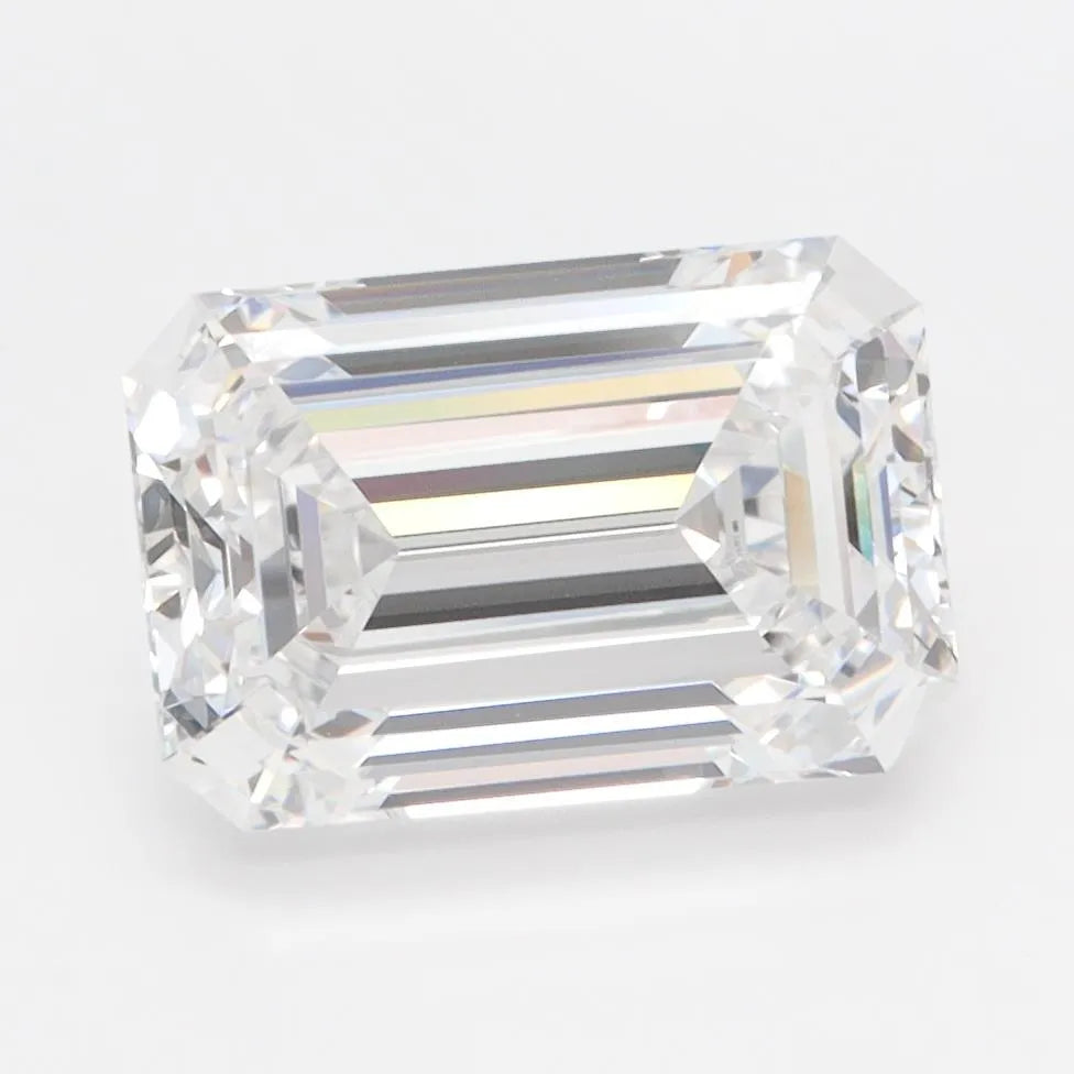 3.00ct Emerald Lab Grown Diamond (Colour D, Clarity VVS1, IGI Certified)