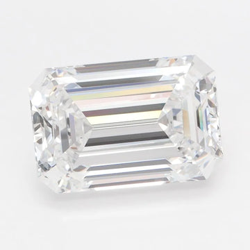 3.00ct Emerald Lab Grown Diamond (Colour D, Clarity VVS1, IGI Certified)