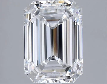 3.00ct Emerald Lab Grown Diamond (Colour E, Clarity VVS1, IGI Certified)