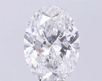 3.00ct Oval Lab Grown Diamond (Colour D, Clarity VVS1, IGI Certified)