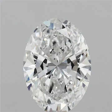 3.00ct Oval Lab Grown Diamond (Colour E, Clarity VVS1, IGI Certified)
