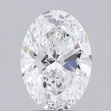 3.00ct Oval Lab Grown Diamond (Colour E, Clarity VVS1, IGI Certified)