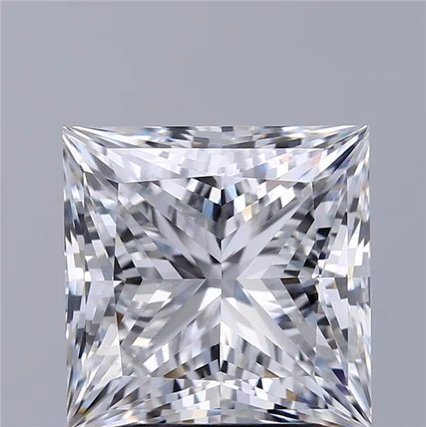 3.00ct Princess Lab Grown Diamond (Colour D, Clarity VVS2, IGI Certified)