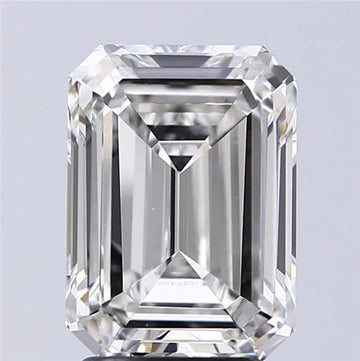 3.01ct Emerald Lab Grown Diamond (Colour G, Clarity VS1, IGI Certified)