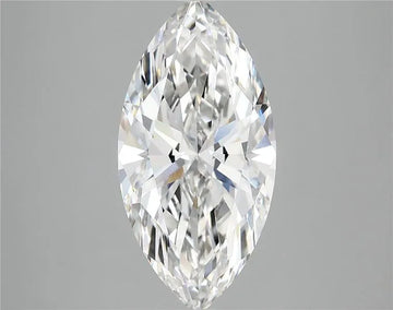 3.02ct Marquise Lab Grown Diamond (Colour F, Clarity VVS2, IGI Certified)
