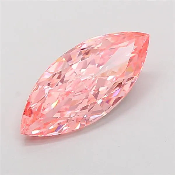 3.02ct Marquise Lab Grown Diamond (Colour Fancy Vivid Pink, Clarity VS1, IGI Certified)