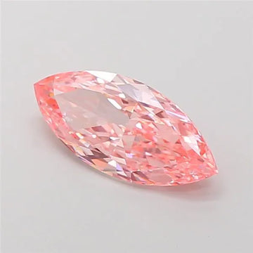 3.03ct Marquise Lab Grown Diamond (Colour Fancy Vivid Pink, Clarity VVS2, IGI Certified)
