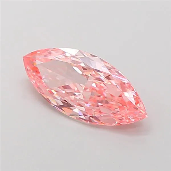 3.03ct Marquise Lab Grown Diamond (Colour Fancy Vivid Pink, Clarity VVS2, IGI Certified)