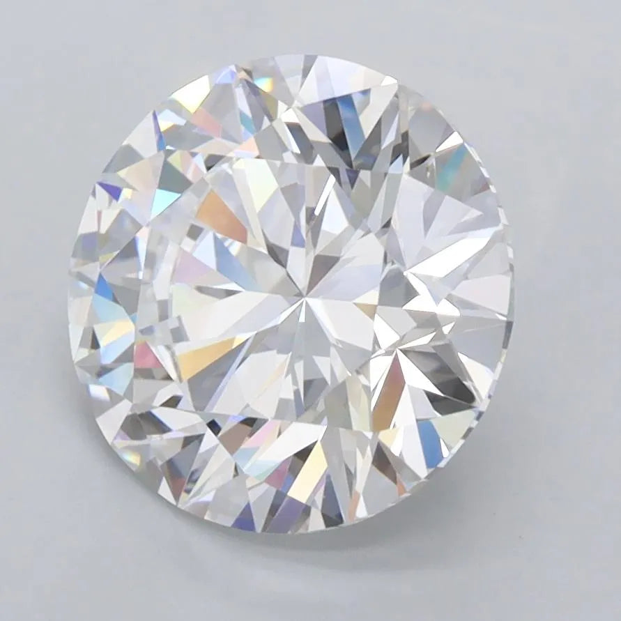 3.06ct Round Lab Grown Diamond (Colour D, Clarity FL, Cut ID, IGI Certified)