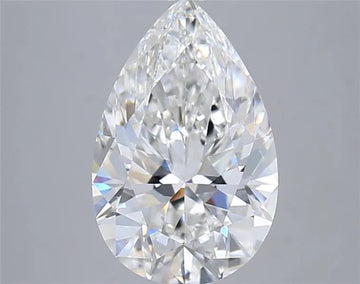 3.07ct Pear Lab Grown Diamond (Colour F, Clarity VVS2, IGI Certified)