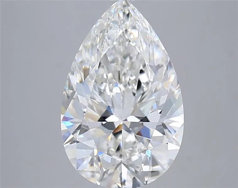 3.07ct Pear Lab Grown Diamond (Colour F, Clarity VVS2, IGI Certified)