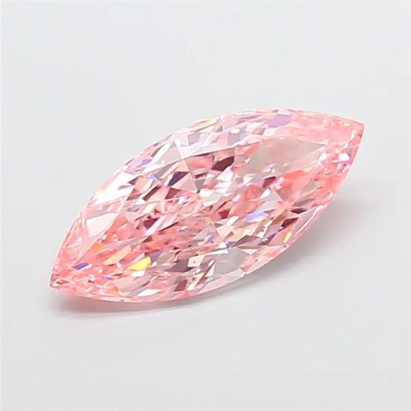 3.09ct Marquise Lab Grown Diamond (Colour Fancy Vivid Pink, Clarity VS1, IGI Certified)