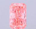 3.10ct Radiant Lab Grown Diamond (Colour Fancy Vivid Pink, Clarity VVS2, IGI Certified)