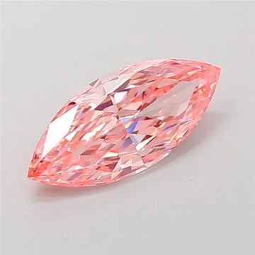 3.22ct Marquise Lab Grown Diamond (Colour Fancy Vivid Pink, Clarity VS1, IGI Certified)